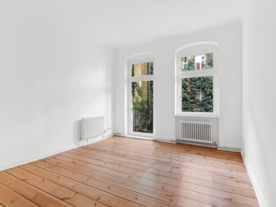 Dein grüner Rückzugsort: Helle 2-Zimmer-Wohnung mit Balkon im 3. OG und Blick in den Innenhof