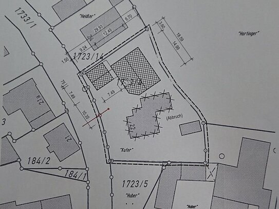 Preissenkung Baugrundstück 460 bis 560 m² in Finsing für ein Einfamilienhaus mit Einliegerwohnungsoption