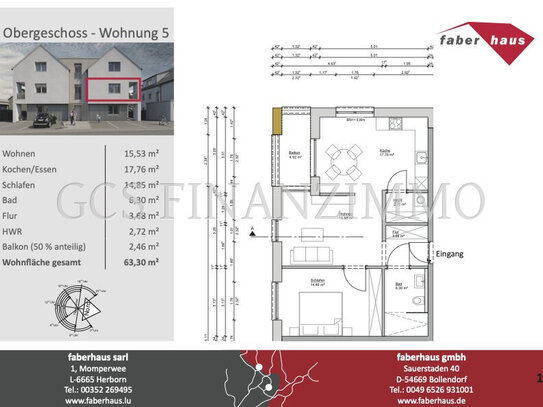 "RESERVIERT" Hochwertige Neubauwohnung in Kordel, KfW 40 EE und ISB förderfähig, provisionsfrei