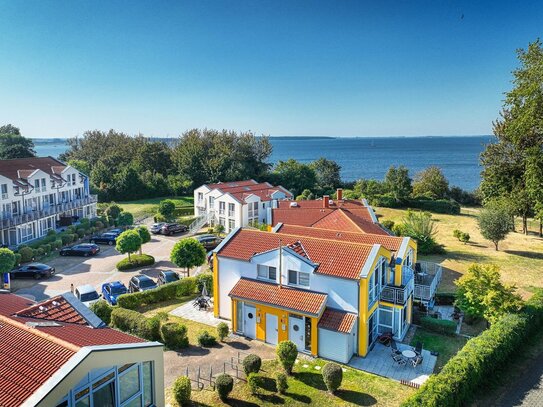 Ferienapartment - das Salzhaff im Blick