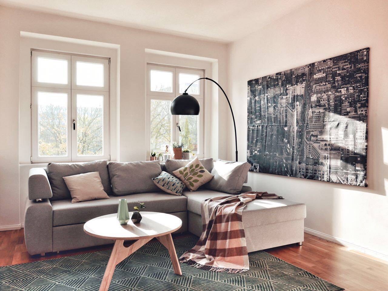 Gepflegte, möblierte 3-Zimmer-Wohnung an der Grenze Friedrichshein/Mitte - Photo 1