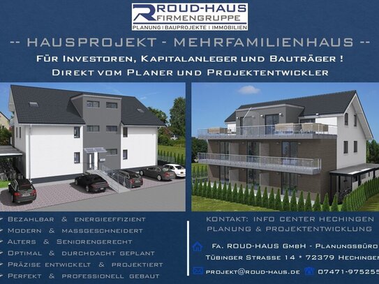 + EXKLUSIVES MEHRFAMILIENHAUS-PROJEKT! +