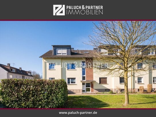 Renoviert & vermietet: Obergeschosswohnung mit Balkon & Garage in Dortmund-Brechten