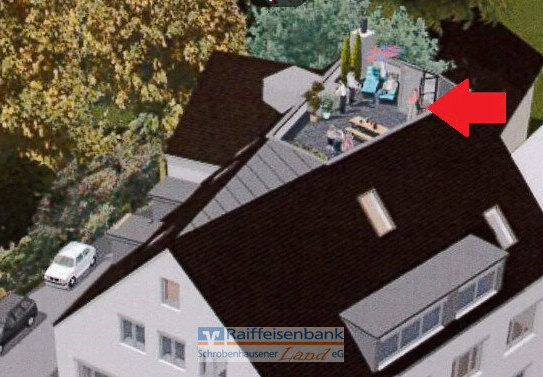 Exlusives Penthauswohnung mit echter Dachterrasse, Einbauküche und Tiefgaragenstellplatz