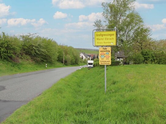 Großes Grundstück in absolut ruhiger Naturlage von Ebrach