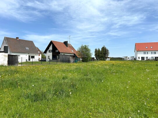 Ruhiges Baugrundstück in Geltendorf-Hausen