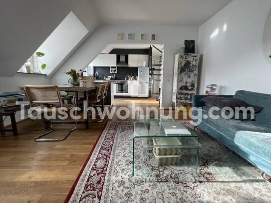 [TAUSCHWOHNUNG] Maisonette-Wohnung in Südinähe, Balkon, Gartenmitbenutzung