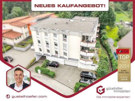 Kapitalanlage oder eigene Nutzung - Stilvolle Dreiraumwohnung mit Balkon und Tiefgaragenstellplatz