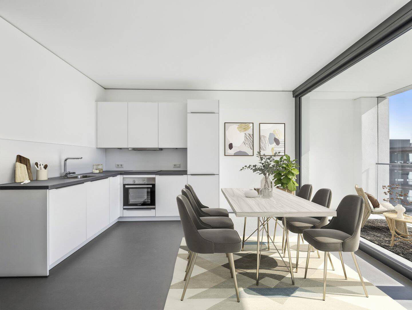 Live Elevated - Charmantes 3-Zimmer-Apartment mit Loggia im exklusiven Colonnades - Foto 1