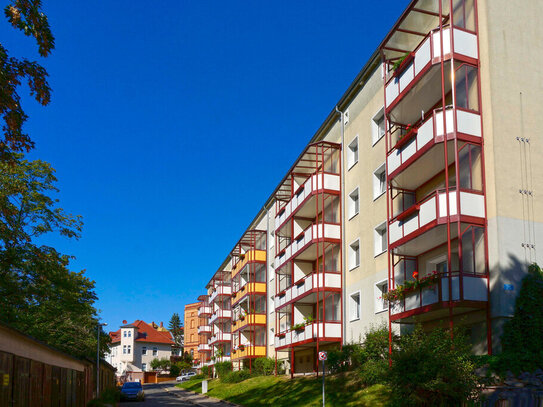 3-Raum-Wohnung mit bodengleicher Dusche und Balkon