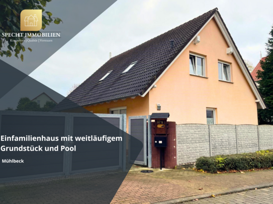 Großzügiges Einfamilienhaus mit weitläufigem, teilbarem Grundstück & Pool