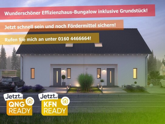 ++ EH40+ QNG-zertifiziert! ++ Wunderschöne Doppelhaushälfte mit 154 m² inkl. HKW mit PV & Batteriepufferspeicher sucht…