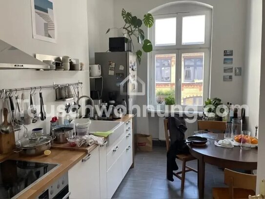 [TAUSCHWOHNUNG] Helle sanierte Altbauwohnung neues Bad, Dielen, Balkon