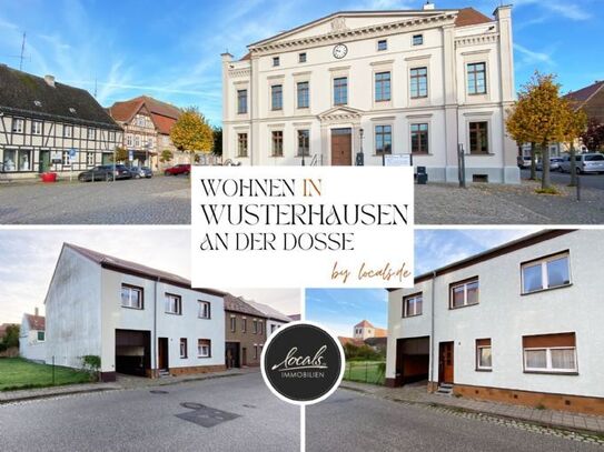 Nutzbar als Ein-/Mehrfamilienhaus - großes Haus im Herzen von Wusterhausen/Dosse - 1h nach Berlin