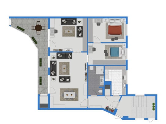 Wohnen im Grünen:Freie 4-Zimmer-Wohnung mit Großem Balkon und Naturblick