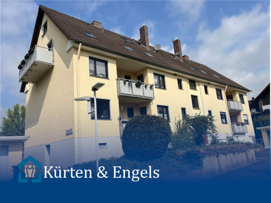 Helle 3-Zimmer-Wohnung mit zwei Balkonen und Garage
