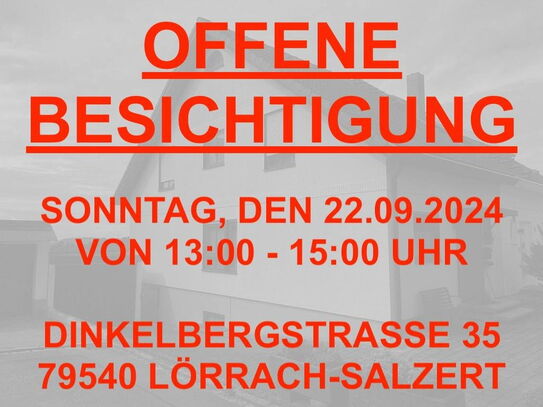 OFFENE BESICHTIGUNG AM SONNTAG, DEN 22.09.2024 VON 13:00 - 15:00 UHR...