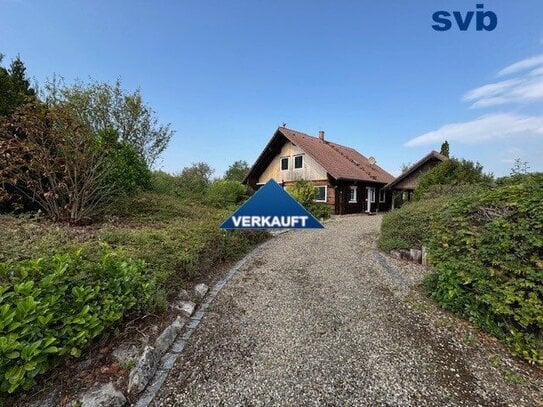 Verkauft - Walsdorf - Traumgrundstück mit Holzhaus an der Bebauungsgrenze