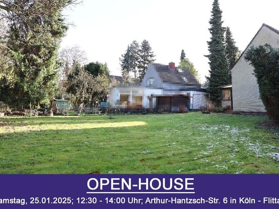 OPEN-HOUSE am 25.01.2025! Einfamilienhaus mit großem Garten an der Stadtgrenze