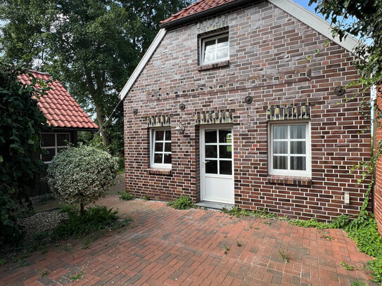 Idyllische Traumlage direkt hinter dem Deich am Dollart, Ferienhaus, Resthof ehemaliger Gulfhof, 0,5 ha