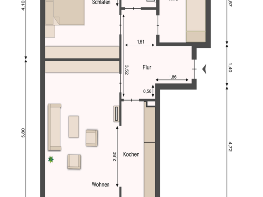 Bezugsfrei ab März 25! 3-Zimmer-Wohnung in Berg am Laim