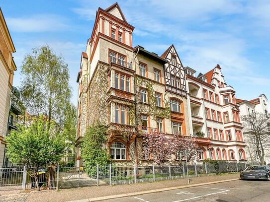 Familienidyll in Gründerzeitwohnung: 5,5 Zimmer, 168m², Balkon & Kamin in Leipzig Gohlis-Süd