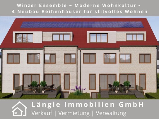 Winzer Ensemble - Moderne Wohnkultur - 4 Neubau Reihenhäuser für stilvolles Wohnen