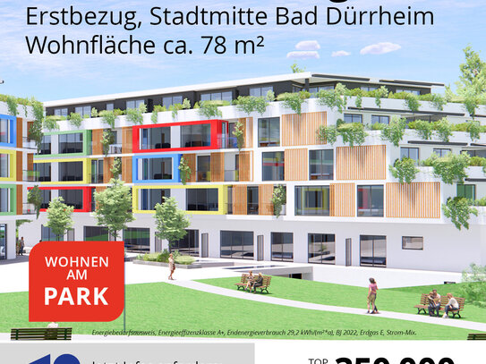 B.01.02 Wohnen am Park, 3,5 Zi., Stadtmitte Bad Dürrheim