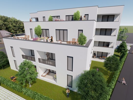 17 luxuriöse Neubau-Wohnungen mit Tiefgaragenplätzen in Neunkirchen