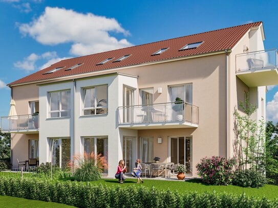 Hochwertige OG-Wohnung mit Südbalkon -KFW 55- Tilgungszuschuss Euro 26.250,00