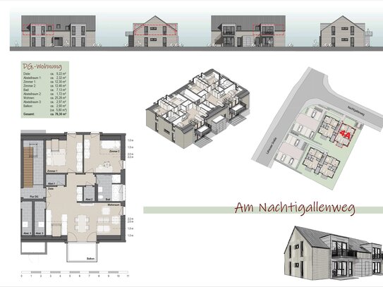 +++Neubauprojekt " Am Nachtigallenweg" - Hochwertige Komfortwohnungen mit perfekter Raumaufteilung in guter Lage nähe M…