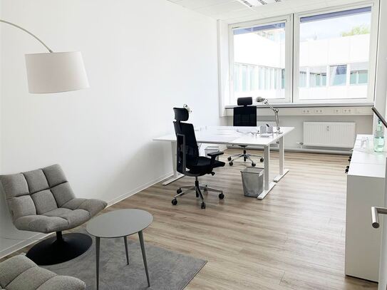 Büro im modernen Ambiente, Pauschalmiete, Sevicepaket, stillvole Lounges, Empfang