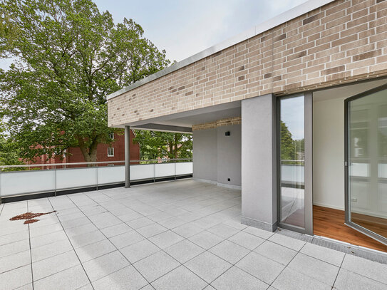 40 m² Dachterrasse mit Aussicht: Bezugsfertiges Penthouse in Hamburg-Schnelsen!