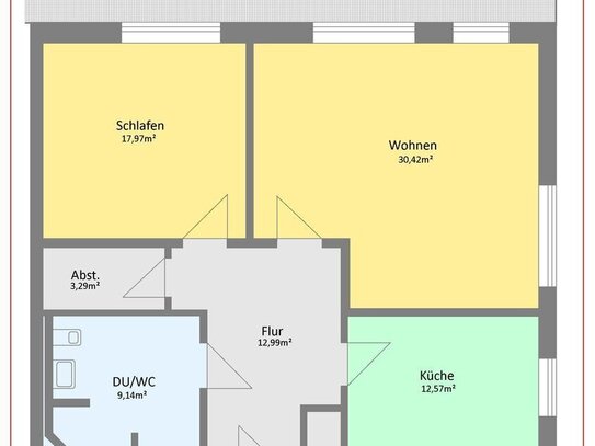 Neue 2 Zimmer-Wohnung im Erdgeschoss mit Terrasse