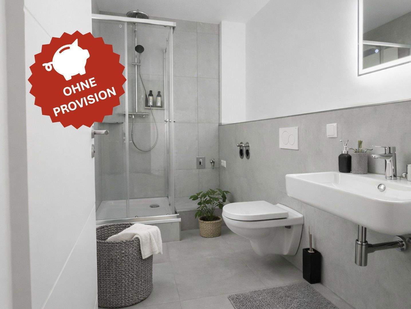 Neubau-Feeling in Wandsbek: Provisionsfreie 2-Zimmer-Wohnung mit Loggia und Tiefgaragenstellplatz