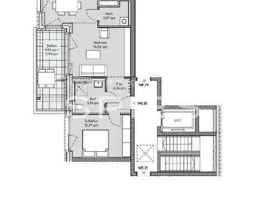 Schöne 2-Zimmer Neubauwohnung mit herrlichem Weitblick auf den Werdersee