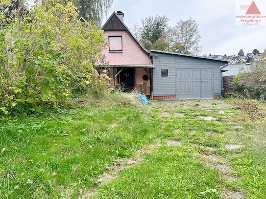 Gartenhäuschen auf Bauland - zentrumsnah in Annaberg OT Buchholz!