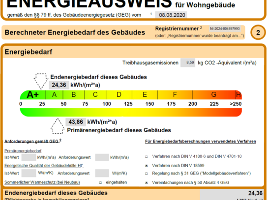 Leben in der Natur, ENERGIEEFFIZIENZ A+, großer Garten, private Zufahrt, nicht einsehbar,