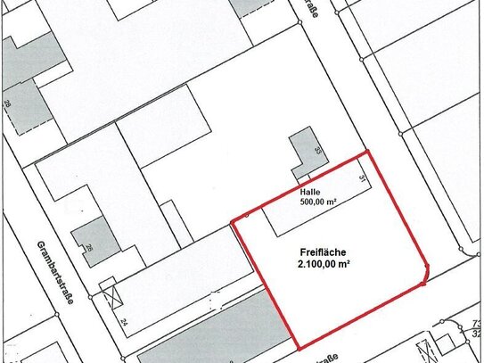 Rudat Immobiliengruppe: 2.100,00 m² umzäunte und befestigte Freifläche, sowie 500,00 m² Hallenfläche, kurzfristig verfü…