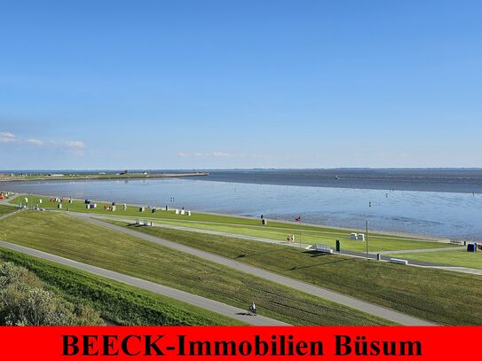 # Büsum/Lagune: Seltene 3 Zimmer Meerblickwohnung in erster Seereihe!