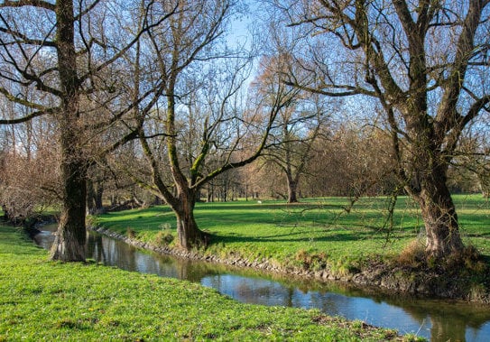 * U6, Englischer Garten: Möblierte 3-Zi.-Wohnung mit großen Südwestbalkon! *