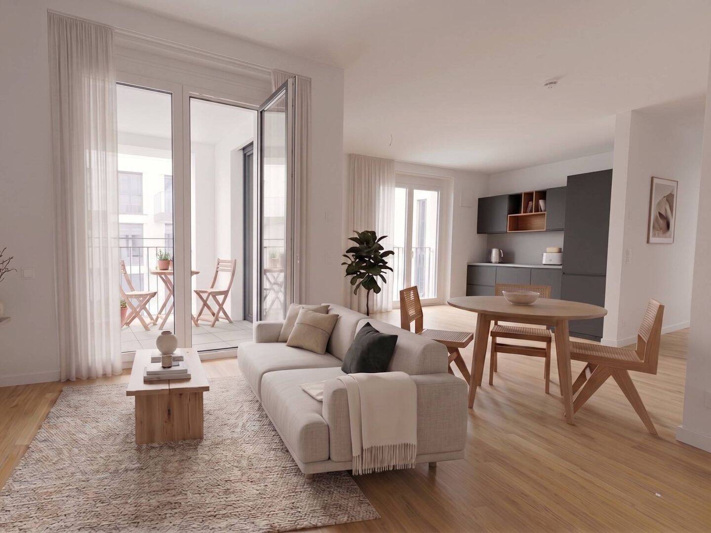 Penthouse-Feeling über den Dächern Berlins: 3-Zimmer-Neubauwohnung mit EBK und TERRASSE am Hackeschen Markt - Foto 1