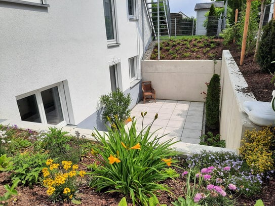 Untergeschosswohnung mit großer Terrasse