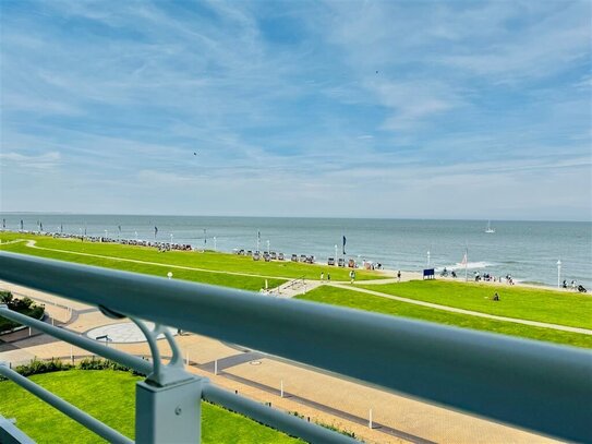 NORDSEE PUR - mega Meerblick - direkt an der Strandpromenade am Nordbadestrand