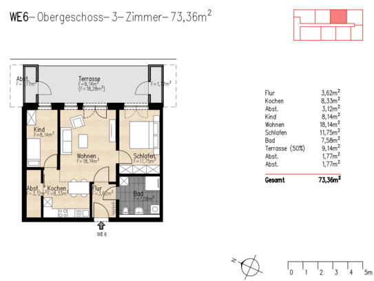 Eigentumswohnung Nr. 6 - Modernes Wohnen im Zentrum von Twistringen