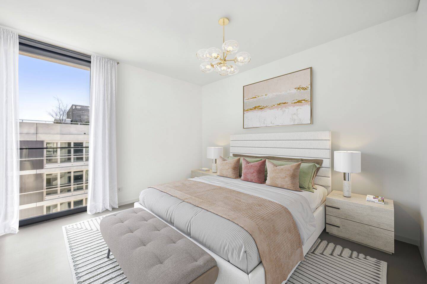 Modern Living at The Colonnades - Exklusives 3-Zimmer-Apartment mit zwei Loggien und Einbauküche - Foto 1