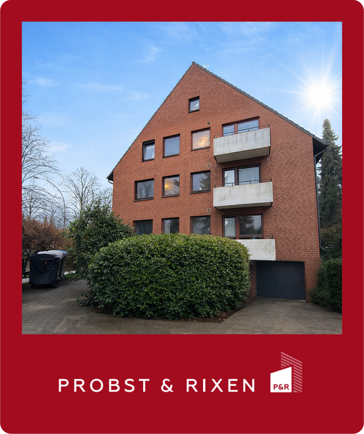 Gepflegte 2-Zimmer Wohnung mit Balkon und TG-Platz