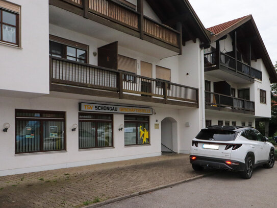 Gewerberäume im Erdgeschoss mit drei Stellplätzen in zentraler Lage von Schongau