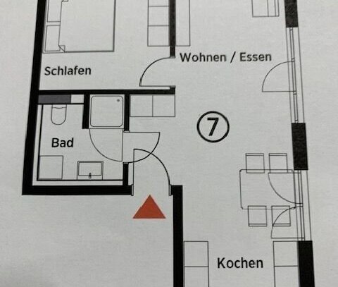 2- Zimmerwohnung zu vermieten