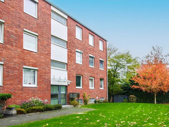 Helle 2-Zimmer-Wohnung mit Sonnenbalkon mit Gartenblick in ruhiger Lage